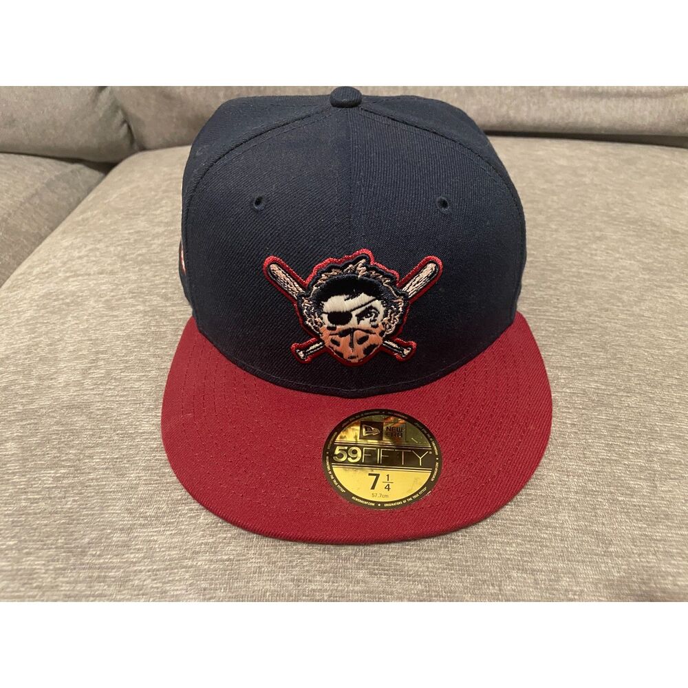 PITTSBURGH PIRATES BLOOD MOON COLLECTION PEACH BRIM NEW ERA FITTED 7 1/4 - NWT